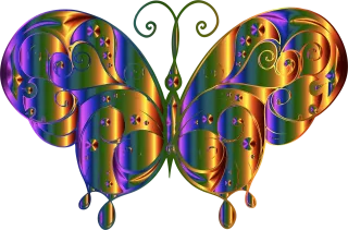 Butterfly Animal Insect Stickdatei