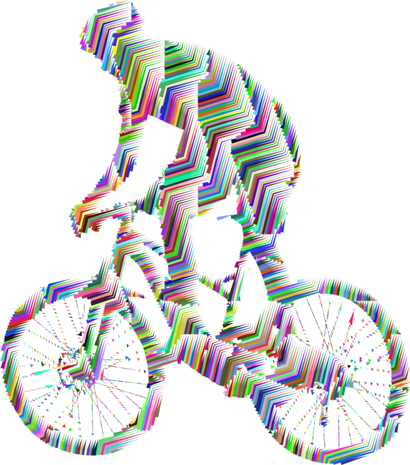 Man Bike Bicycle Stickdatei – Fahrzeuge