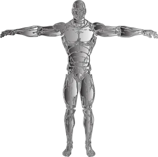 Robot Android Cybernetic Stickdatei