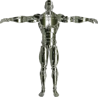 Robot Android Cybernetic Stickdatei