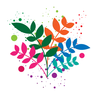 Bouquet Flowers Leaves Stickdatei