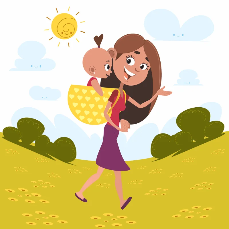 Mommy Daughter Family Stickdatei – Kinder