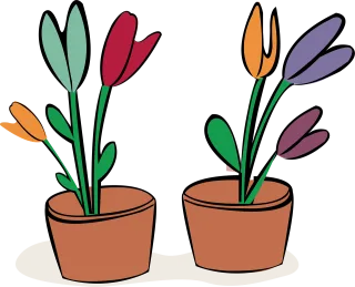 Flowerpot Planter Vase Stickdatei