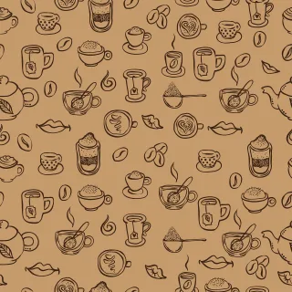 Coffee Beautiful wallpaper Background Stickdatei