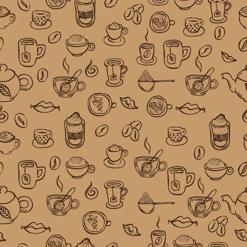 Coffee Beautiful wallpaper Background Stickdatei – Essen & Trinken