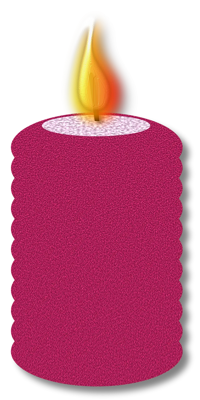 Candle Flame Fire Stickdatei – Weihnachten