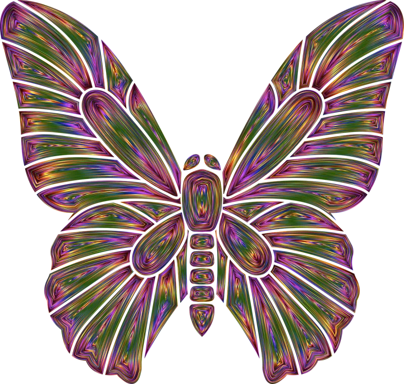 Butterfly Insect Wings Stickdatei – Tiere