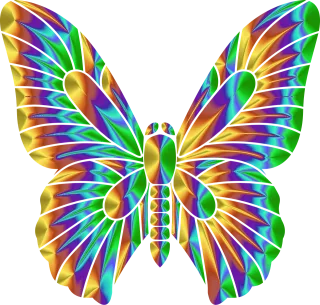 Butterfly Insect Wings Stickdatei