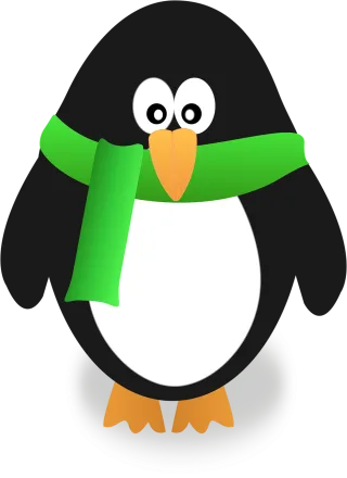 Penguin Animal Bird Stickdatei