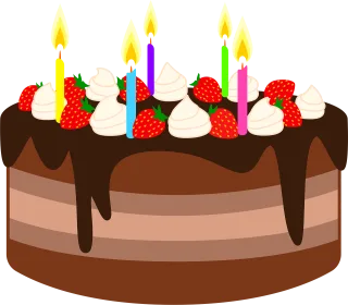 Cake Birthday cake Chocolate cake Stickdatei