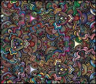 Pattern Abstract Rainbow Stickdatei – Kinder