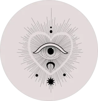 Eye Sun Nature Stickdatei
