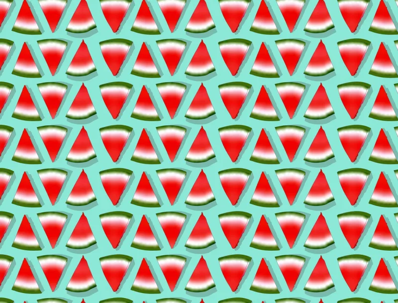 Watermelon Fruit Red Stickdatei – Essen & Trinken
