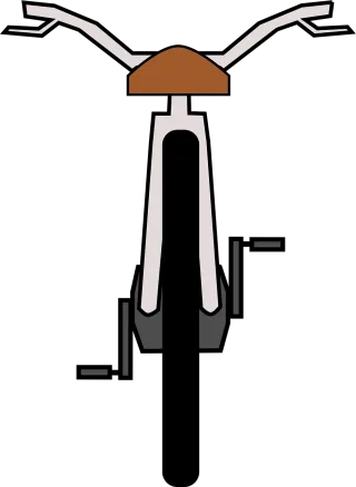 Bicycle Wheel Pedals Stickdatei