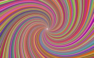 Psychedelic Spiral Abstract Stickdatei