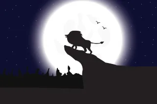 Lion Nature Feline Stickdatei