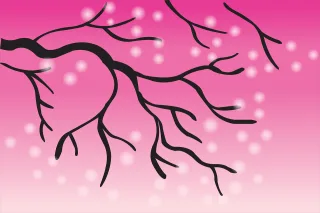 Tree Branches Silhouette Stickdatei – Natur