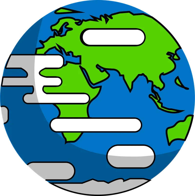 Earth Globe Planet Stickdatei – Natur