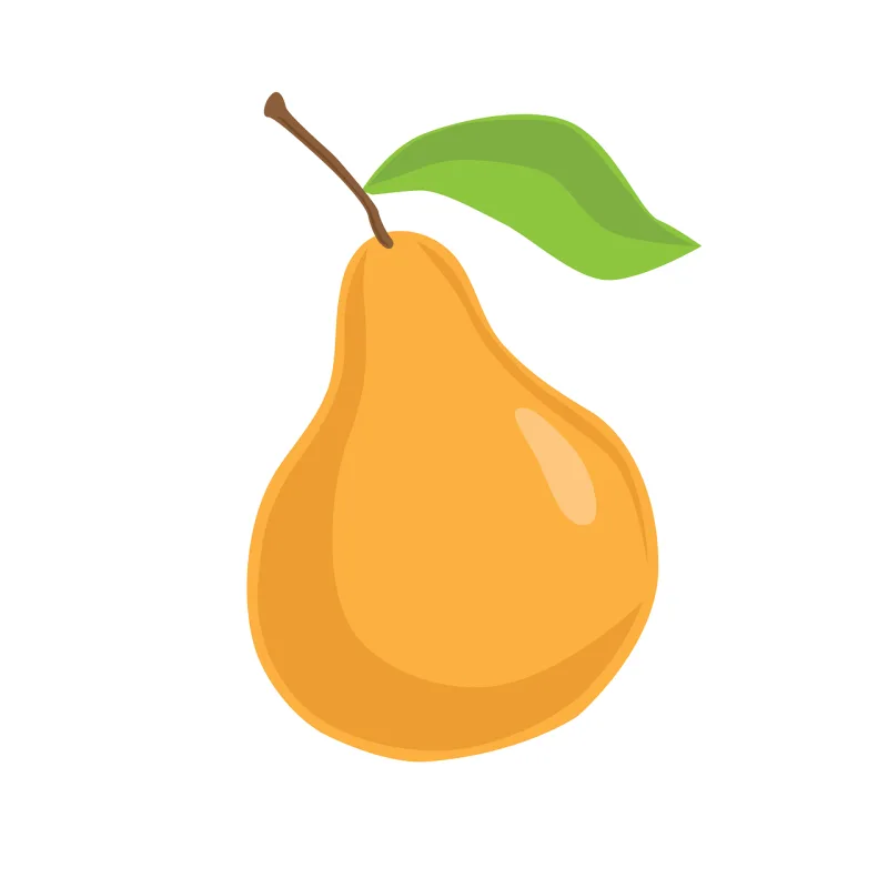 Pear Fruit Food Stickdatei – Essen & Trinken