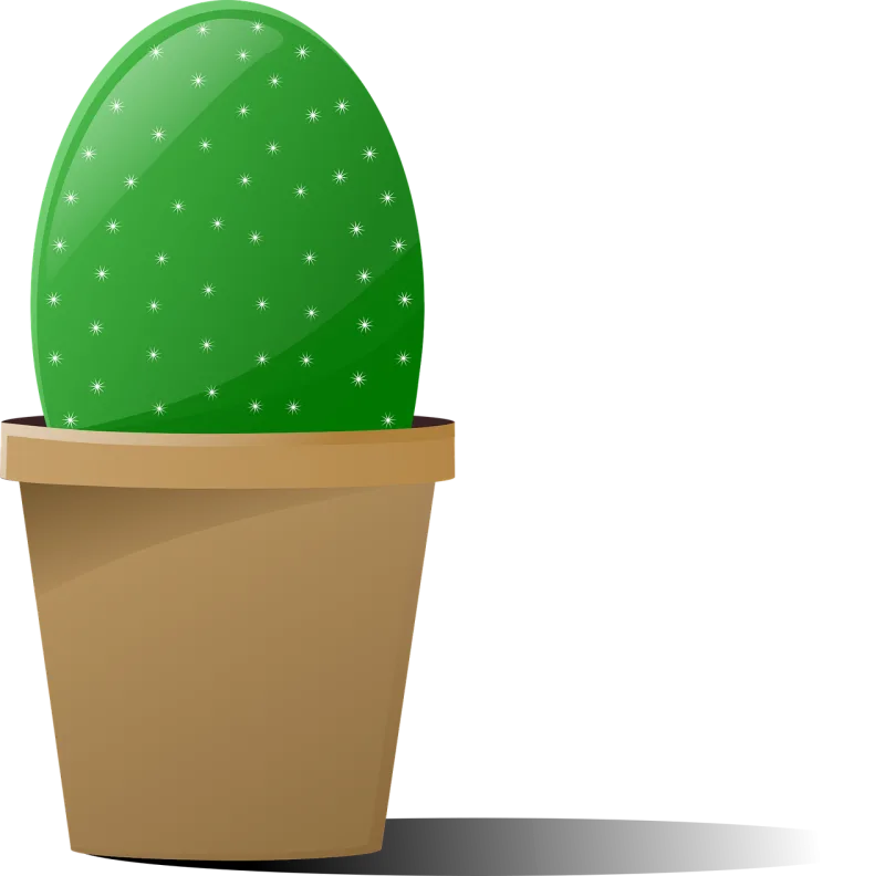 Cactus Succulent Pot Stickdatei – Natur