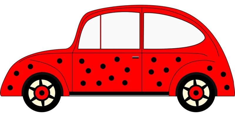 Auto Vehicle Beetle Stickdatei – Tiere
