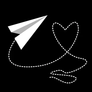 Paper Plane Fly Stickdatei