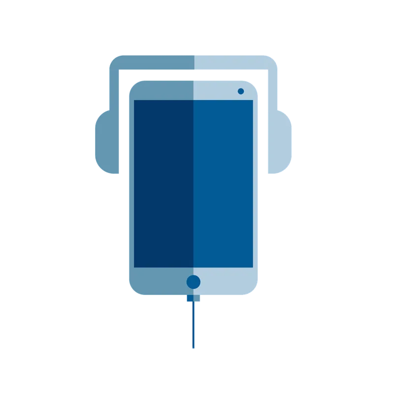 Phone Music Headphone Stickdatei – Musik