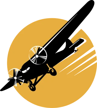 Aircraft Airplane Wings Stickdatei