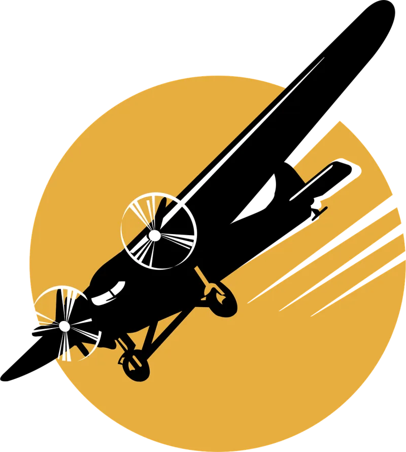 Aircraft Airplane Wings Stickdatei – Fahrzeuge