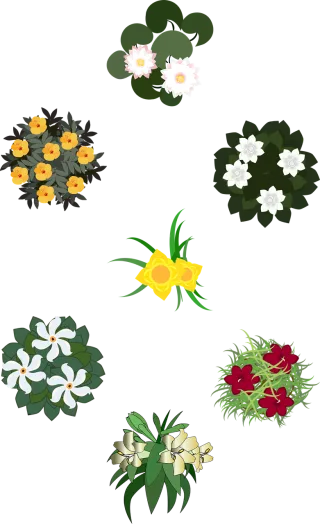 Flowers Garden Floral Stickdatei