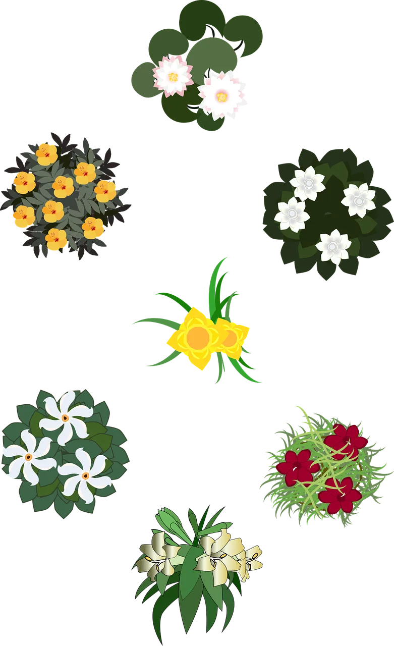 Flowers Garden Floral Stickdatei – Blumen