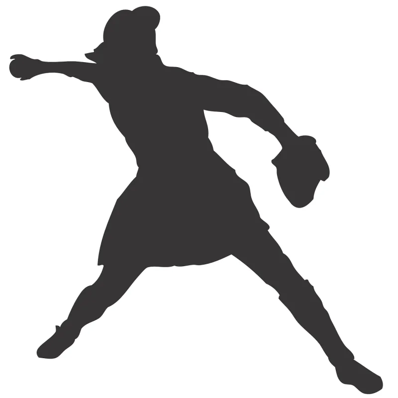 Throw Throwing Woman Stickdatei – Sport