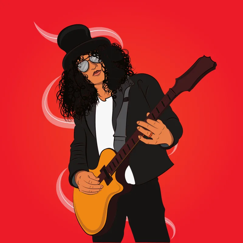 Slash Guns n roses Rock Stickdatei – Musik
