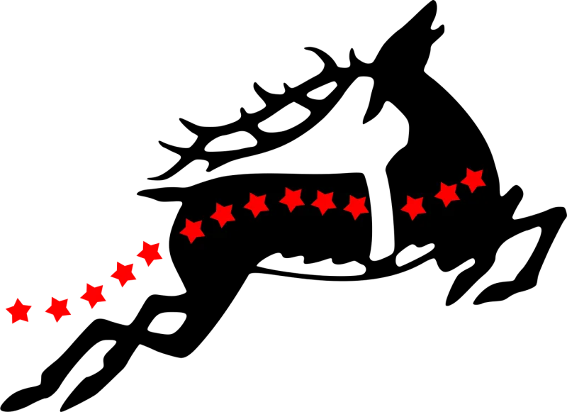 Stars Silhouette Ornamentation Stickdatei – Weihnachten