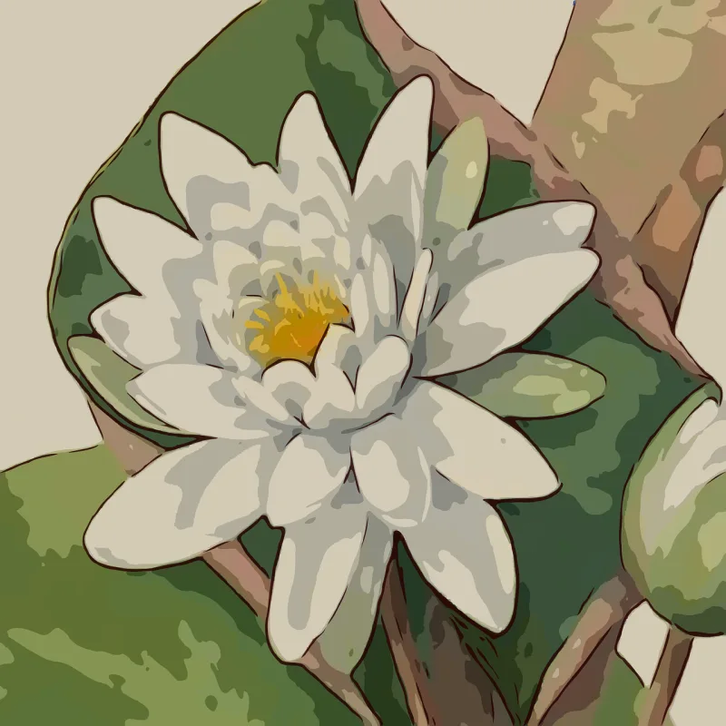 Flower Plant Nature Stickdatei – Blumen