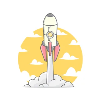Rocket Space Spaceship Stickdatei