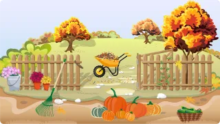 Autumn Fall Seasons Stickdatei