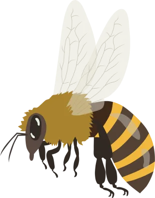 Bee Bumblebee Honeybee Stickdatei
