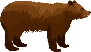 Brown bear Bear Animal Stickdatei – Tiere