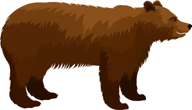 Brown bear Bear Animal Stickdatei – Tiere