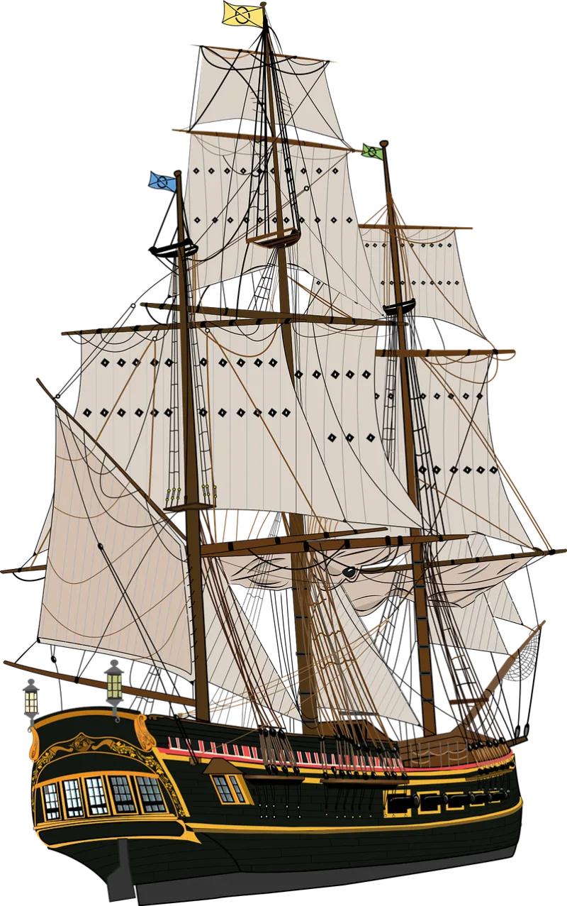 Ship Pirate Mast Stickdatei – Kinder