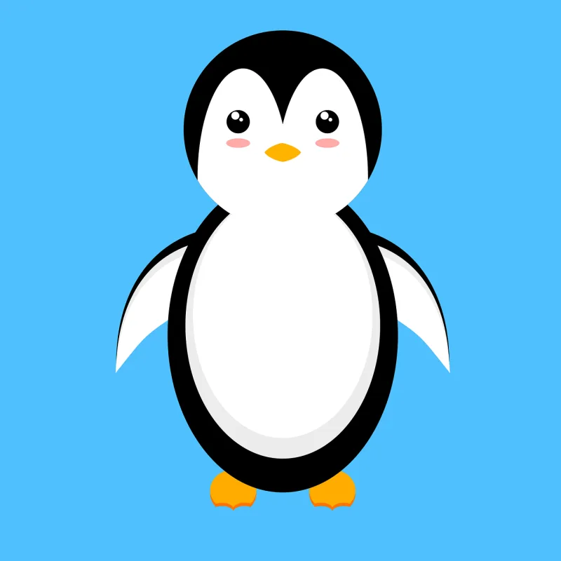 Penguin Bird Animal Stickdatei – Tiere