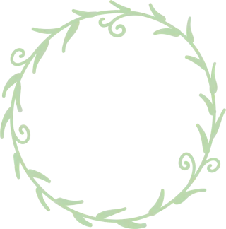 Wreath Plants Decoration Stickdatei – Weihnachten