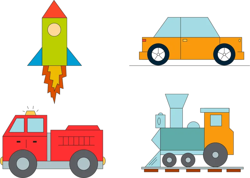 Vehicles Transportation Aircraft Stickdatei – Fahrzeuge