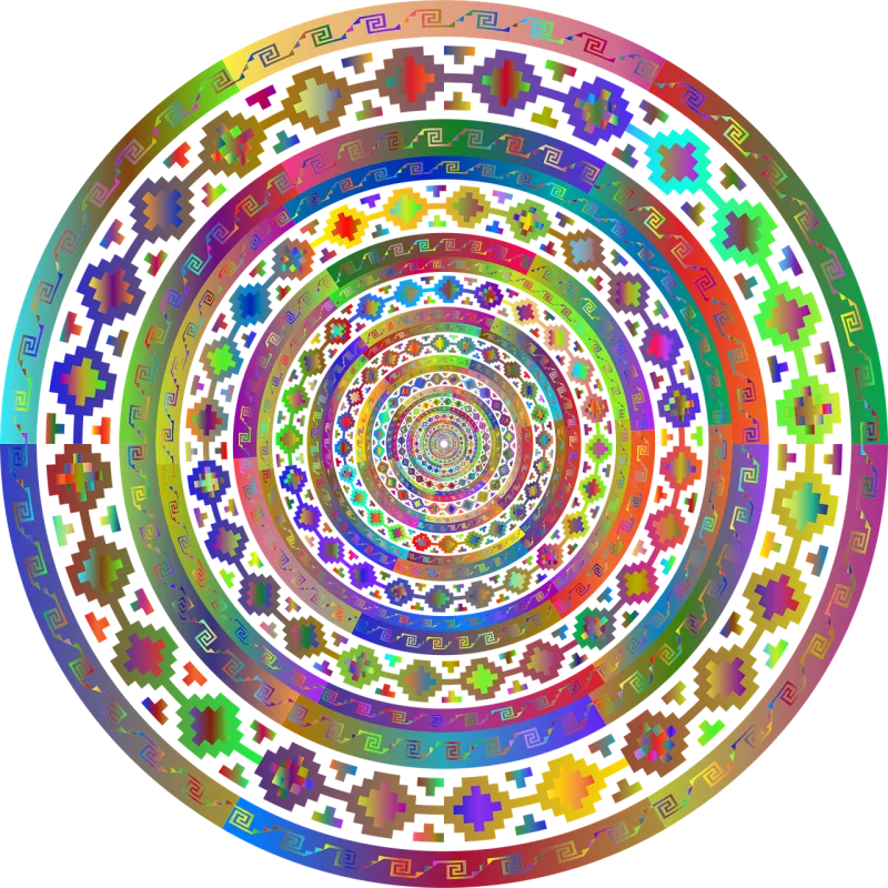 Mandala Inca Decorative Stickdatei – Kinder