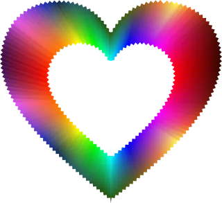 Heart Frame Border Stickdatei