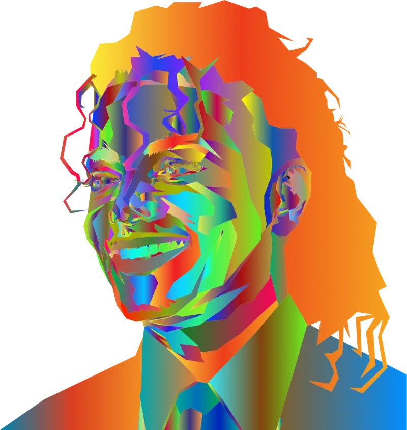 Portrait Michael jackson Man Stickdatei – Musik