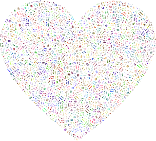 Music Heart Love Stickdatei – Musik
