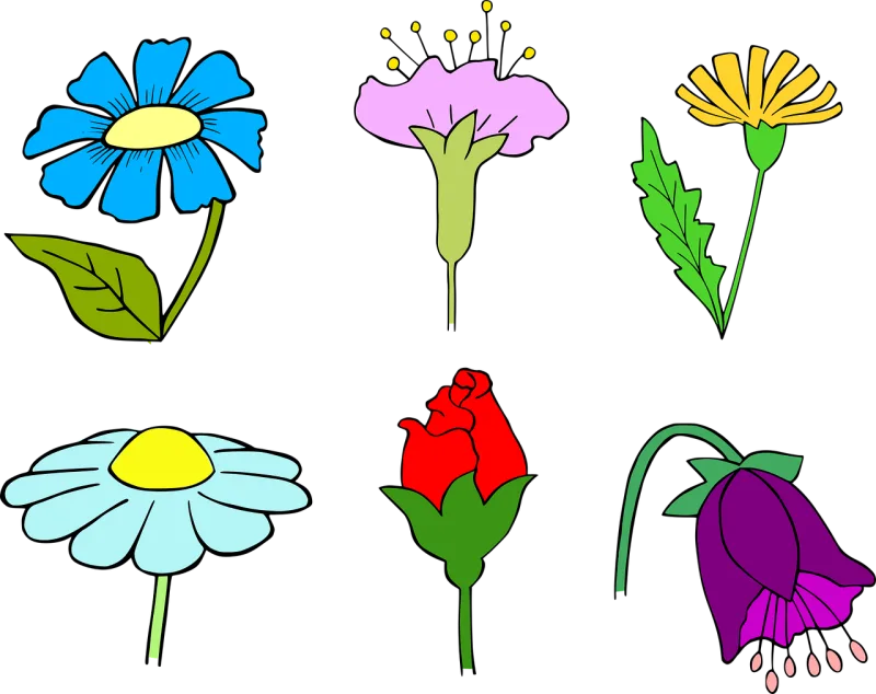 Flower Tickets Isolated Stickdatei – Blumen