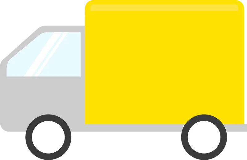 Delivery Truck Icon Stickdatei – Fahrzeuge